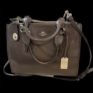 Vintage Leather Coach Bag